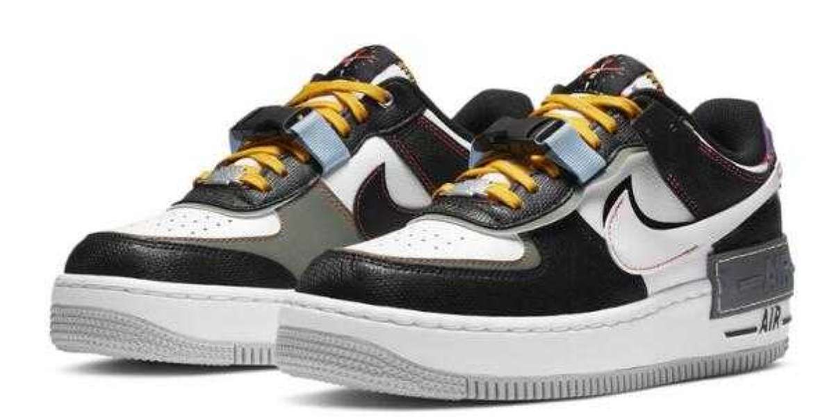 Air Force 1 Shadow Release New Black White Yellow Purple Colorway