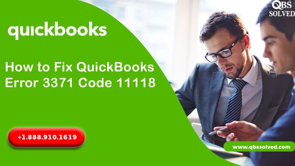 How to Fix QuickBooks Error 3371 Code 11118 - Could not initialize license