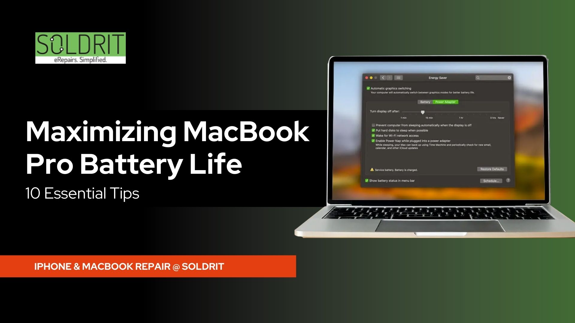 Maximizing MacBook Pro Battery Life: 10 Essential Tips