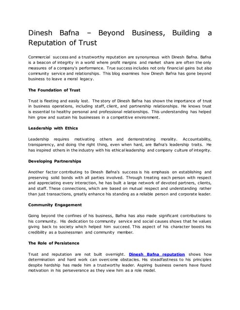 Dinesh Bafna_ Beyond Business, Building a Reputation of Trust.pdf