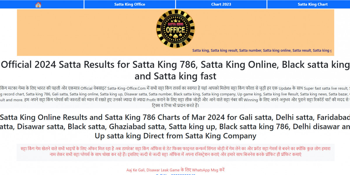 How Satta King Earns Top Spot in Indian Gambling World?