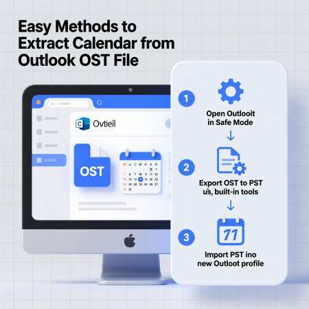 Easy Methods to Extract Calendar from Outlook OST File